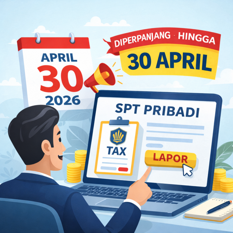 Kabar Gembira! Lapor SPT Pribadi Diperpanjang Hingga 30 April